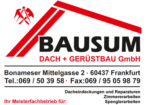 Logo Bausum Dach+Gerüstbau GmbH